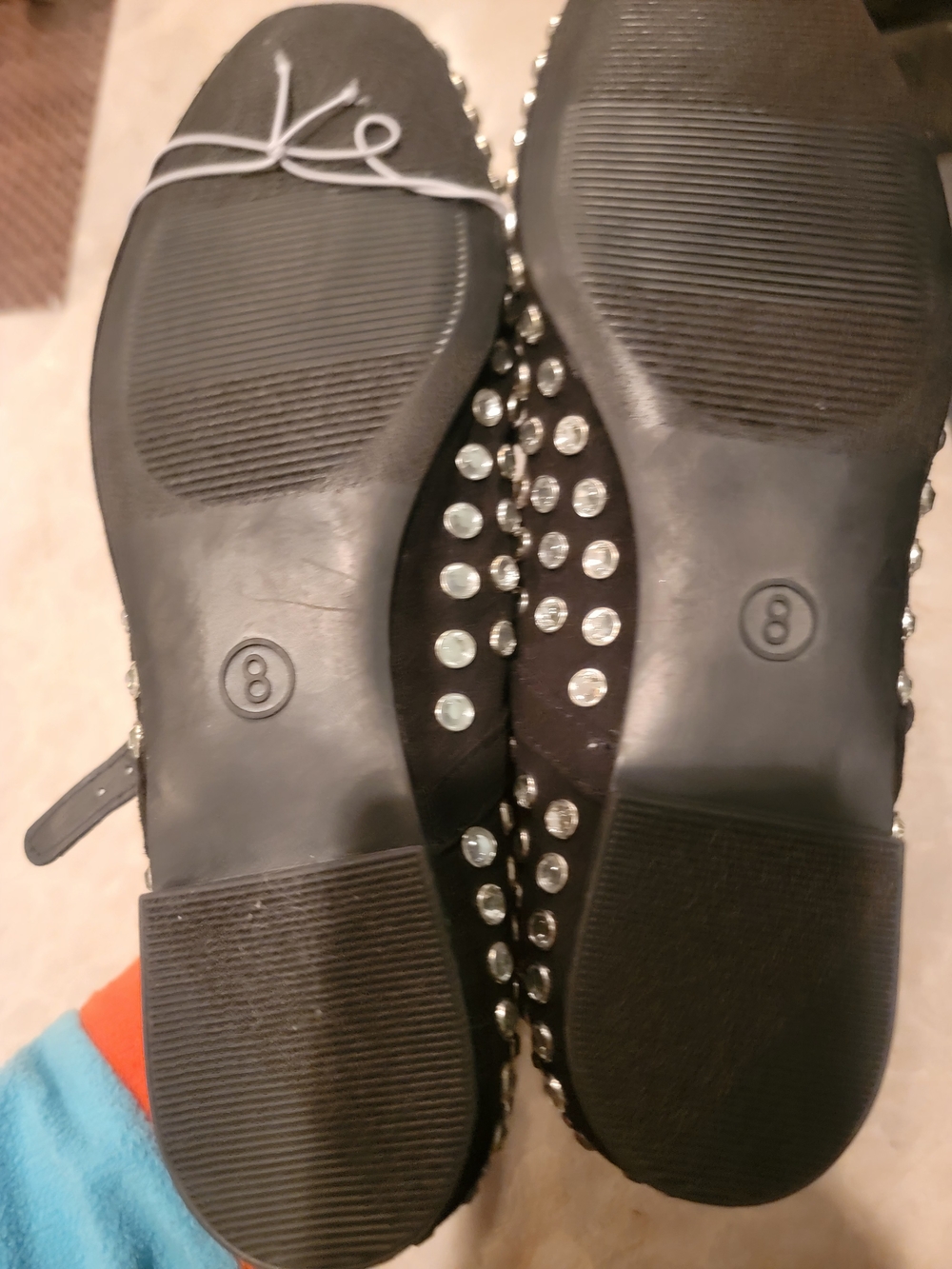 Women's Issa Rhinestone Mary Jane Ballet Flats - A New Day Size 6 & 8 - Picture 11 of 16